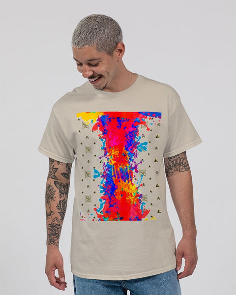 Abstract Splat SMC Tan T-Shirt