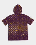 Burgundy Gold Splatter SMC Men's Hoodie