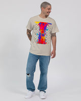 Abstract Splat SMC Tan T-Shirt