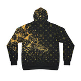 Psycho Bear Gold Splatter Athletic Hoodie