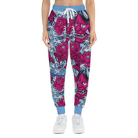 Pink n Grey Koi Athletic Joggers