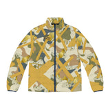 Gold X'ed Out Puffer Jacket