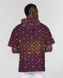 Burgundy Gold Splatter SMC Men's Hoodie