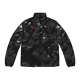 Black X'ed Out Puffer Jacket