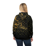 Psycho Bear Gold Splatter Athletic Hoodie