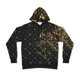 Psycho Bear Gold Splatter Athletic Hoodie