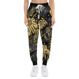 Gold Leaf Splatter Athletic Joggers