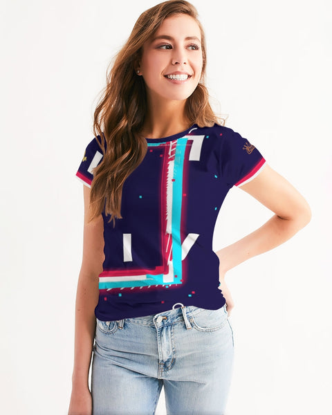 Squares  SMC Women's All-Over Print Tee