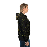 Psycho Bear Gold Splatter Athletic Hoodie