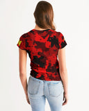 Red Camo SMC x2 Women's All-Over Print Tee