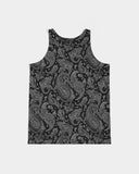 Vanta Black Men's Paisley Tank Top