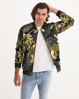 Vanta Black Gold Leaf Men's Bomber Jacket