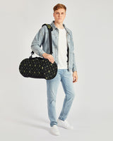Vanta Black De Fleur Sports Duffle Bag