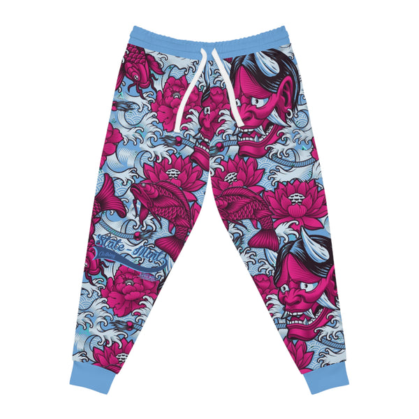 Pink n Grey Koi Athletic Joggers