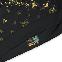 Psycho Bear Gold Splatter Athletic Hoodie