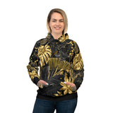 Gold Leaf Splatter Athletic Hoodie