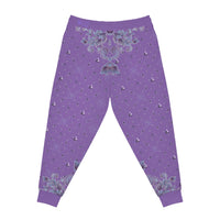 Astro Rabbit Purple Athletic Joggers