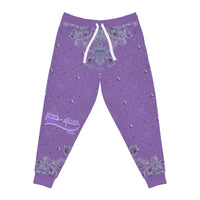 Astro Rabbit Purple Athletic Joggers