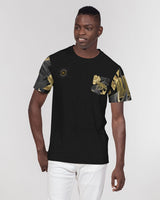 Vanta Black Gold Leaf Men's Pocket Tee