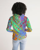 Color Glitchy SMC Women's All-Over Print Hoodie