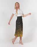 Falling Stars SMC Women's All-Over Print A-Line Midi Skirt