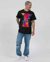 Abstract Splat SMC Black T-Shirt