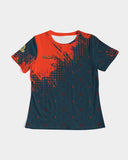 Red ann Black City SMC Women's All-Over Print Tee