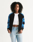 Vanta Black Snake skin Bomber Jacket