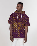 Burgundy Gold Splatter SMC Men's Hoodie