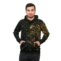 Psycho Bear Gold Splatter Athletic Hoodie