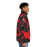 Red X'ed Out Puffer Jacket