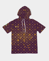 Burgundy Gold Splatter SMC Men's Hoodie