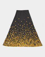 Falling Stars SMC Women's All-Over Print A-Line Midi Skirt