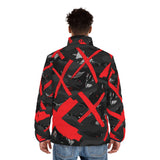 Red X'ed Out Puffer Jacket