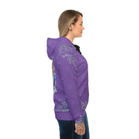 Astro Rabbit Purple Athletic Hoodie