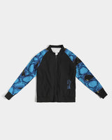 Vanta Black Snake skin Bomber Jacket