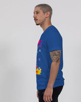 Abstract Splat SMC Jersey V-Neck Tee