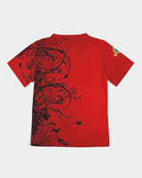 Burgundy Leaf Kids Tee