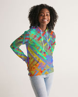 Color Glitchy SMC Women's All-Over Print Hoodie