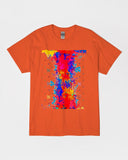 Multi Color SMC Pattern Abstract Splat  Unisex Ultra Cotton T-Shirt | Gildan