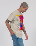 Abstract Splat SMC Tan T-Shirt