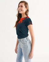 Red ann Black City SMC Women's All-Over Print Tee