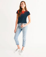 Red ann Black City SMC Women's All-Over Print Tee