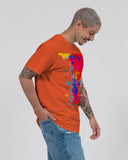 Abstract Splat SMC Orange T-Shirt