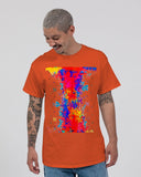 Multi Color SMC Pattern Abstract Splat  Unisex Ultra Cotton T-Shirt | Gildan