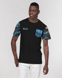 Black and Gray Camo Men's Pocket Tee