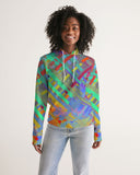 Color Glitchy SMC Women's All-Over Print Hoodie