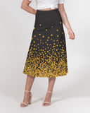 Falling Stars SMC Women's All-Over Print A-Line Midi Skirt