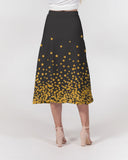 Falling Stars SMC Women's All-Over Print A-Line Midi Skirt