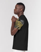 Vanta Black Gold Leaf Men's Pocket Tee